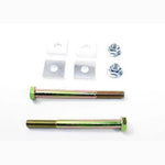 SPL Parts CNC machined 6061-T6 aluminum toe eccentric lockout kit with Grade 10.9 hardware for BMW E8X and E9X chassis