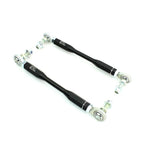 SPL Parts black anodized 6061-T6 aluminum adjustable front sway bar endlinks with FK bearings for BMW F8X M2/M3/M4