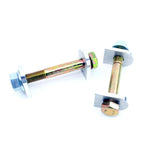 SPL Parts ELT toe eccentric lockout kit including CNC aluminum plates and grade 10.9 hardware for BMW M series.