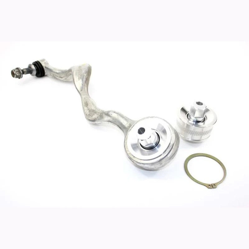 SPL Parts front caster rod monoball bushings with 6061-T6 aluminum housings and FK 1-inch spherical bearings.