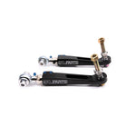 SPL Parts billet aluminum front lower control arms with blue titanium hardware for BMW Z4 and Toyota GR Supra