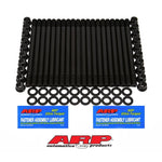 ARP 250-4202 head stud kit including black oxide finished studs, 12-point nuts, and washers for Ford 6.0L diesel.