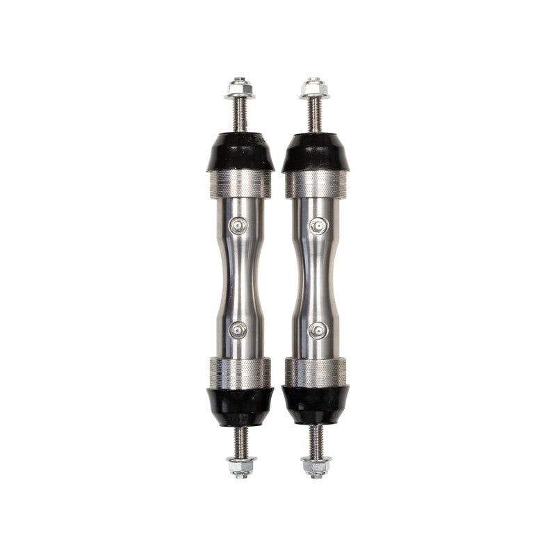 Machined 17-4 stainless steel extended sway bar end links for 2017-2026 Ford F-250 and F-350 Super Duty trucks.