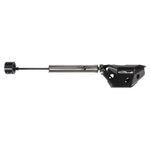 Carli stainless steel steering stabilizer with differential guard and billet clamp for 2005-2022 Ford F-250/F-350.