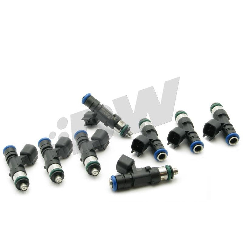 Set of eight DeatschWerks 72lb high-flow fuel injectors for LS2, 5.7L, and 6.1L engines
