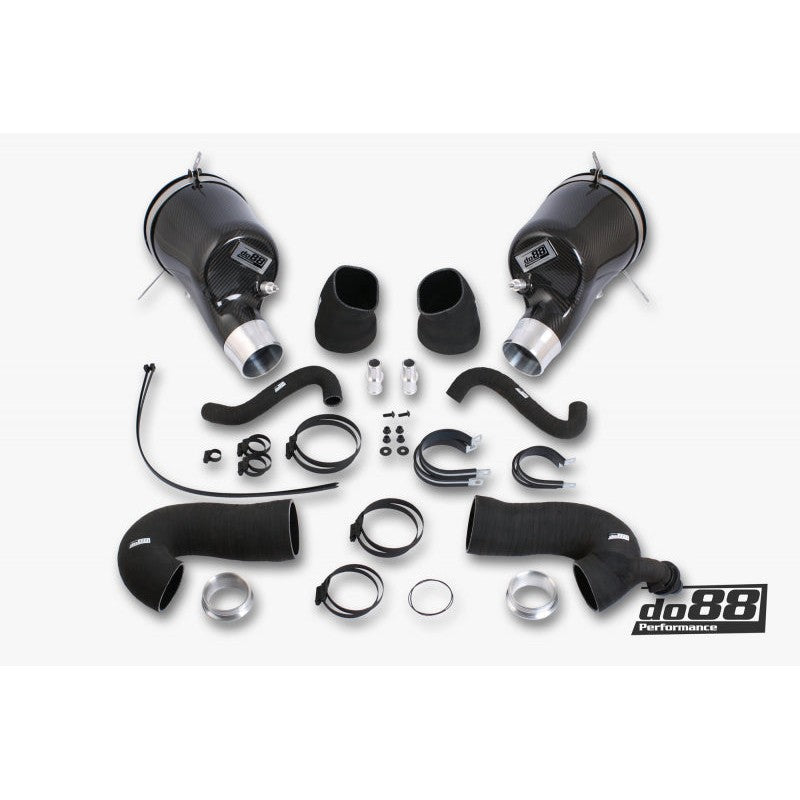do88 performance induction system kit featuring 80mm outlets and turbo inlet hoses for Porsche 911 Carrera 992