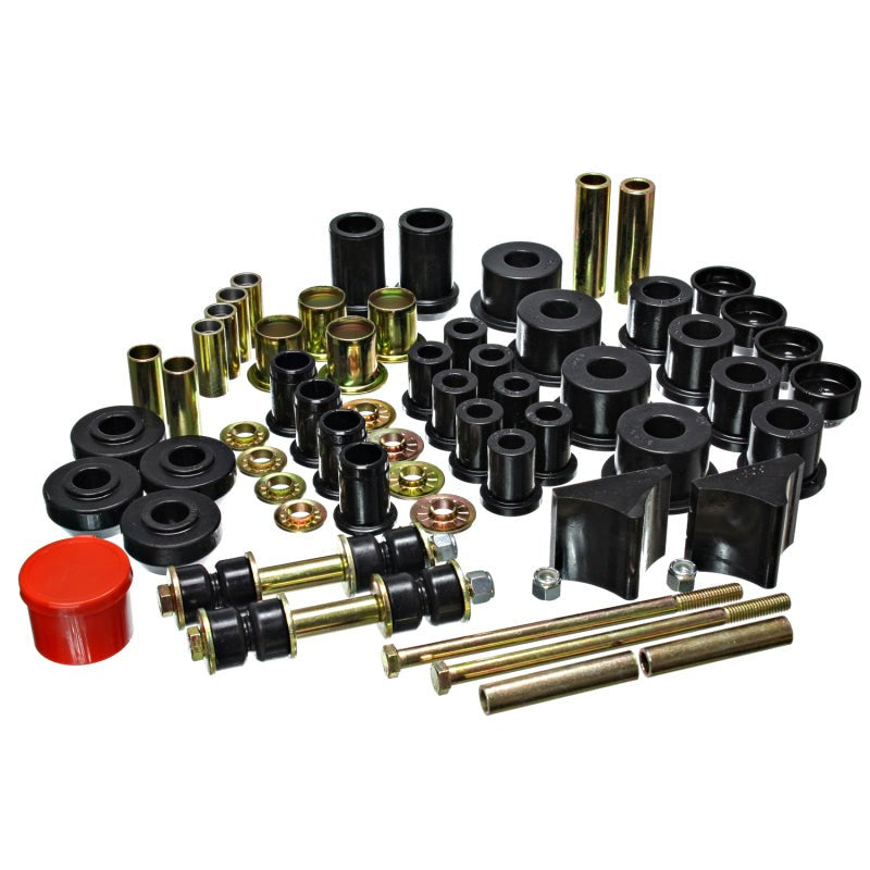 Energy Suspension Hyper-Flex Master Bushing Set 5.18105G for 1965-1974 Dodge and Plymouth B-Body and E-Body vehicles.