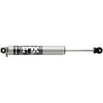 Fox 2.0 Performance Series 10.1 inch smooth body IFP steering stabilizer with aluminum body and black anodized ends.