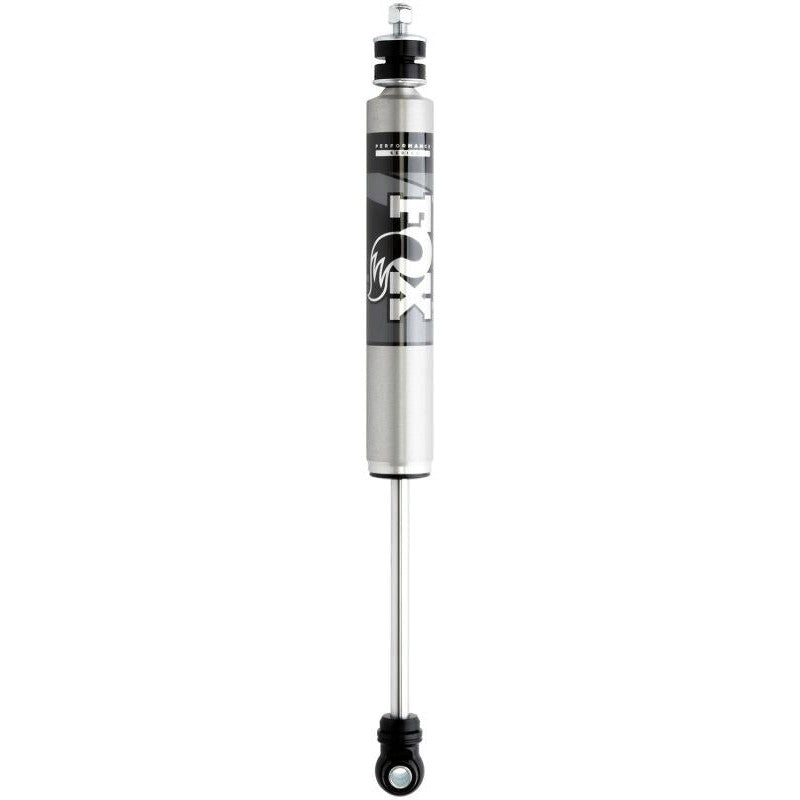 Fox 2.0 Performance Series rear IFP shock absorber with an aluminum body and black anodized components.