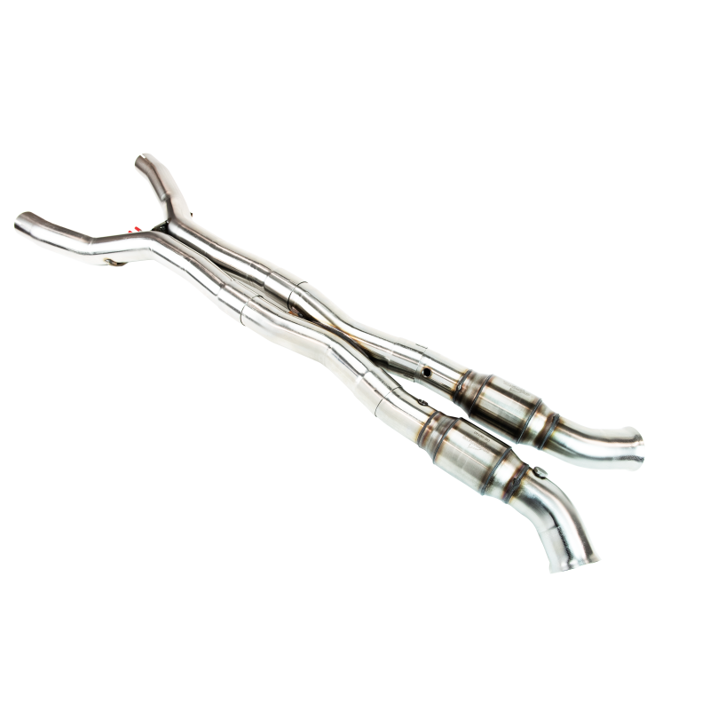 Kooks 3-inch T304 stainless steel X-pipe with catalytic converters for 2014-2019 C7 Corvette.