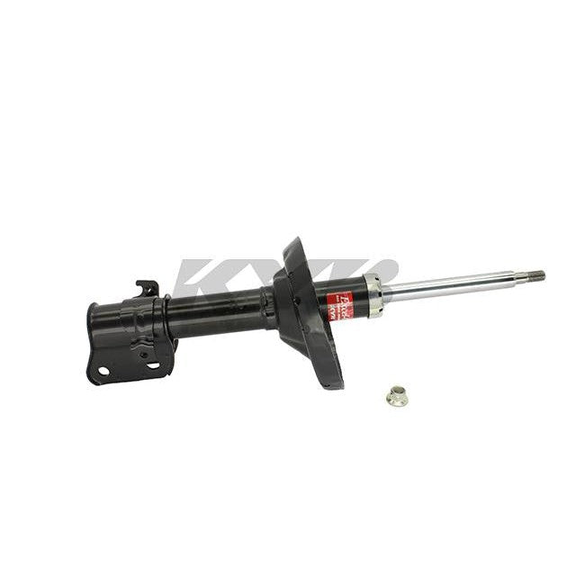 KYB Excel-G silver nitrogen gas-charged front left twin-tube strut for 2004-2007 Subaru Impreza models.
