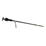 Moroso 25973 universal oil dipstick kit featuring a secure twist lock handle for custom engine applications.