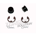 Torque Solution performance shifter cable bushings for 2005-2006 Mitsubishi Lancer Evolution MR 6-speed.
