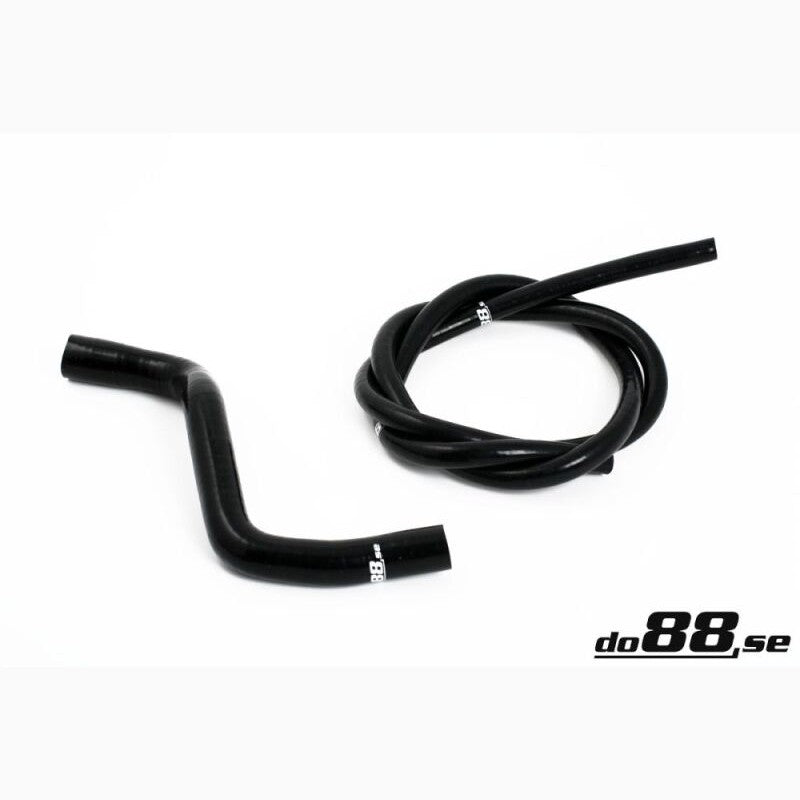 Black do88 multi-layer reinforced silicone coolant hose complement set for 2001-2008 Volvo S60 and V70 engines.