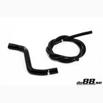 Black do88 multi-layer reinforced silicone coolant hose complement set for 2001-2008 Volvo S60 and V70 engines.