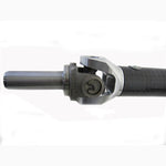 The Driveshaft Shop 1-piece carbon fiber driveshaft with silver aluminum yokes for 2004-2007 Subaru STI.