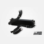 do88 BigPack performance intercooler and black silicone hose kit for Volvo SPA platform T6 and T8 Hybrid engines.