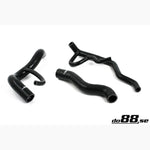do88 black silicone coolant hose kit for Volvo 700 and 940 Turbo engine cooling systems.