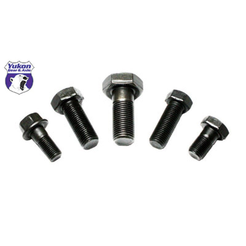 Yukon Gear 3/8 inch x 24 fine thread ring gear bolt with 0.866 inch length for Chrysler differentials.