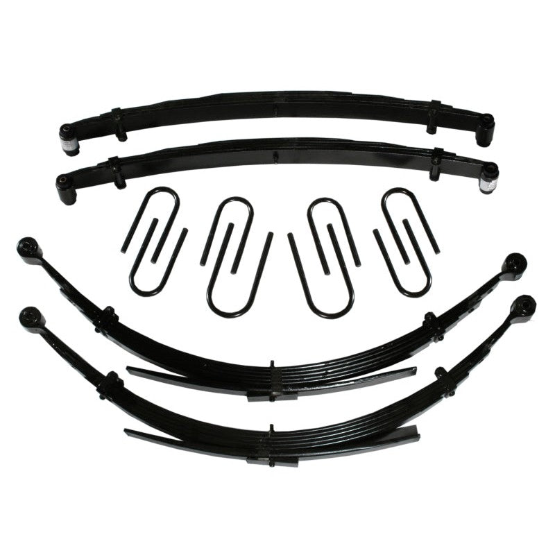Skyjacker 2.5-inch Softride suspension lift kit components including leaf springs and hardware for 1973-1987 GM trucks