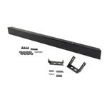 Black powdercoated rear bumper for 1945-1986 Jeep CJ5 and CJ7 models