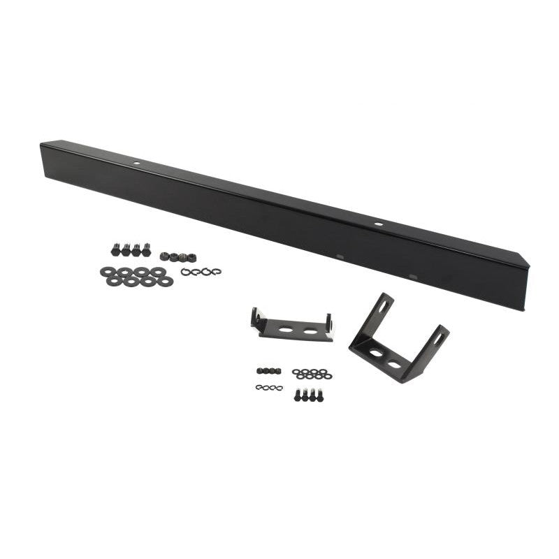 Black powdercoated rear bumper for 1945-1986 Jeep CJ5 and CJ7 models