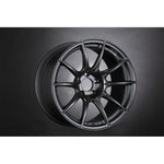 SSR GTX01 10-spoke flow-formed performance wheel in Flat Black finish, 17x9 size.