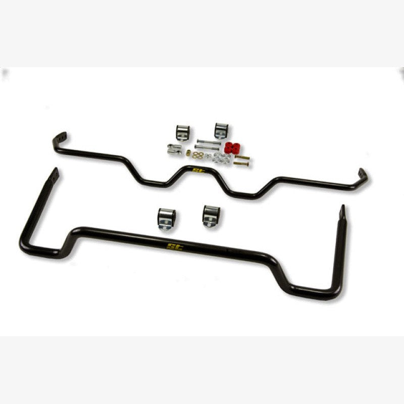 ST Suspensions gray powder-coated anti-sway bars and composite bushings for 1990-1996 Nissan 300ZX.