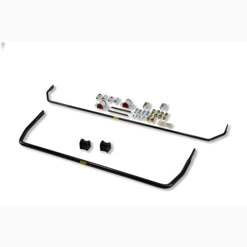 ST Suspensions anti-swaybar kit featuring front and rear bars with bushings for 1985-1989 Toyota MR2.