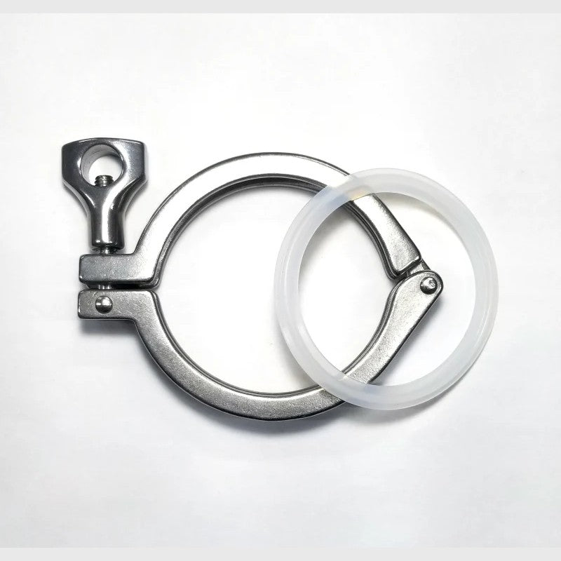 Stainless Bros 3.0-inch stainless steel fit up clamp for tubing alignment and fabrication.