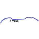 SuperPro Roll Control adjustable front sway bar with a blue powder coat finish and included hardware.
