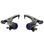 SuperPro TRC1136 front lower control arm kit with 21mm ball joints and pre-installed polyurethane bushings.