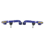 SuperPro TRC6540 fixed offset upper control arms with blue bushings and uprated ball joints for Nissan Frontier.