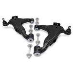 Set of two SuperPro high-grade steel front lower control arms for KDSS equipped Toyota 4Runner and Lexus GX460.