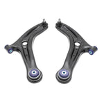SuperPro TRC1046 front lower control arm set with pre-installed bushings and ball joints for Ford Fiesta ST.