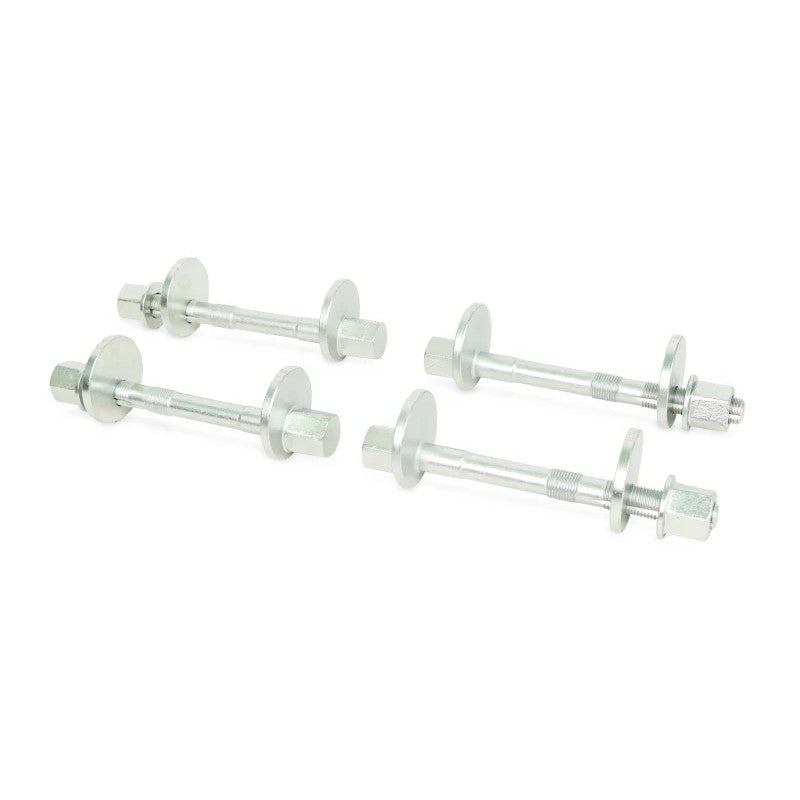 SuperPro TRC0056 Heavy Duty Camber Pin Set with four bolt assemblies and hardware for 2016-2023 Toyota Tacoma.