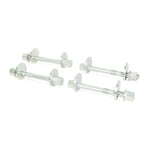 SuperPro TRC0056 Heavy Duty Camber Pin Set with four bolt assemblies and hardware for 2016-2023 Toyota Tacoma.