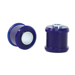 SuperPro blue polyurethane rear Panhard rod bushing kit SPF0522K with metal inner sleeves.