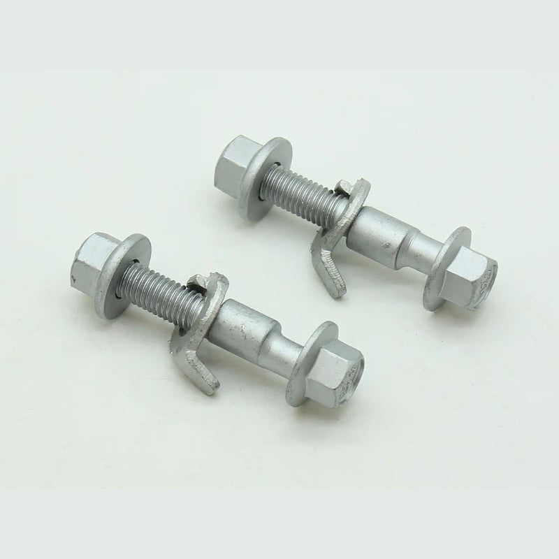 SuperPro SPF4351-12K 12mm high-strength steel camber adjustment bolt kit for front strut suspensions.
