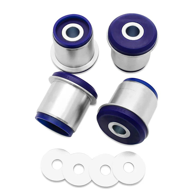 SuperPro blue polyurethane rear subframe mount bushing kit SPF3774K for 1989-1998 Nissan 240SX.