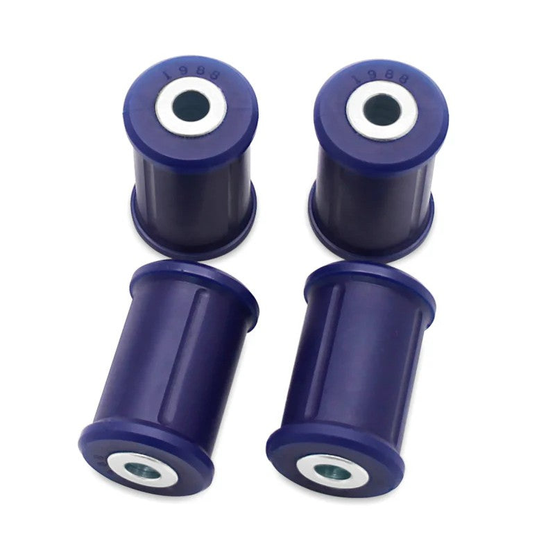 SuperPro SPF1988K polyurethane rear lower inner control arm bushing kit for 1990-2005 Mazda Miata.