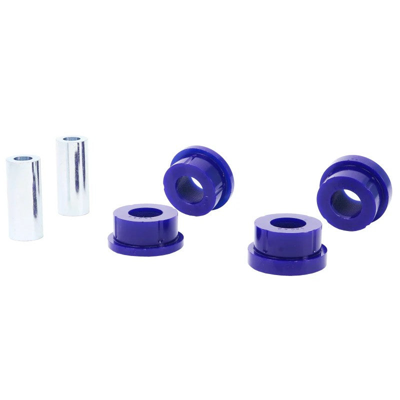 SuperPro polyurethane front lower inner rearward control arm bushing kit with metal sleeves for Lexus SC and Toyota Supra.