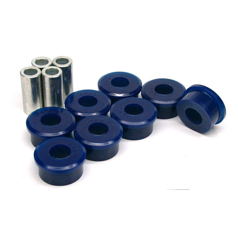 SuperPro SPF1474K polyurethane front upper inner control arm bushing kit.