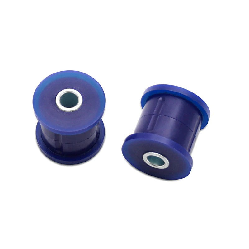 SuperPro polyurethane rear trailing arm lower rearward bushings with internal steel crush tubes.