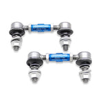 SuperPro TRC1245 heavy duty adjustable sway bar end links with 12mm studs and 100mm-120mm length adjustment.