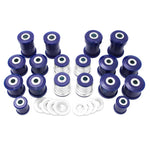 SuperPro KIT238K polyurethane master vehicle bushing kit for front and rear suspension.