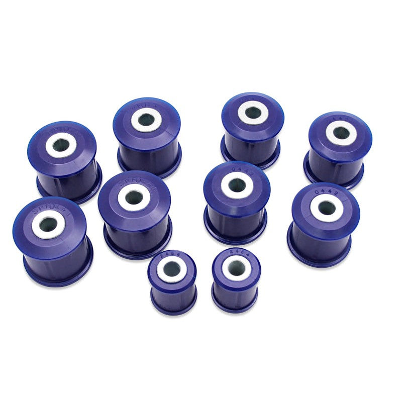 SuperPro KIT097K rear trailing arm and panhard rod polyurethane bushing set for 1998-2007 Land Cruiser and LX470.