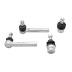 SuperPro TRC0002 kit featuring two front ball joints and two outer tie rod ends for Subaru suspension correction.