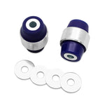 SuperPro blue polyurethane rear upper control arm bushing set with metal sleeves for Jeep Grand Cherokee and Liberty.