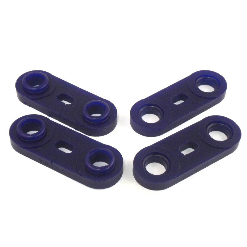 SuperPro SPF2358K polyurethane rear gearbox crossmember isolator mount bushings.